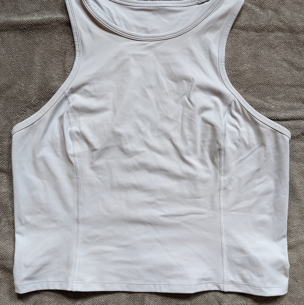 Lululemon Nulux Racerback Cropped Run Tank Top Size 12